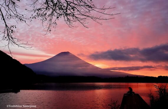 富士山の夜明けを撮ってきました。