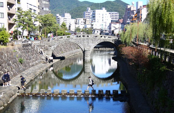 長崎の観光スポット【眼鏡橋】